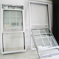 Fenêtres verticales Windows à guillotine double en aluminium à isolation thermique sur mesure